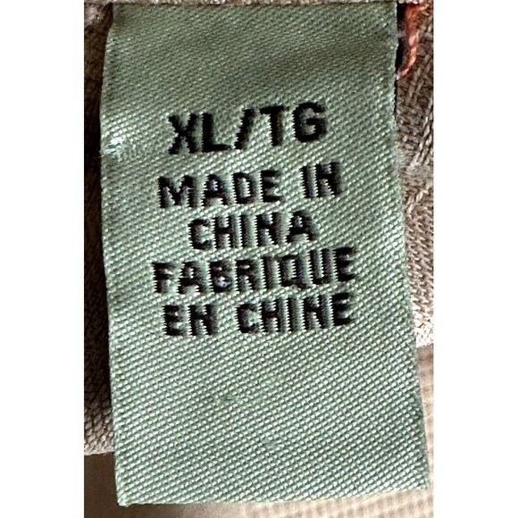 Tommy Bahama Mens Shirt Silk Hawaiian Textured Floral Camp Pink Salmon XL - Picture 8 of 14